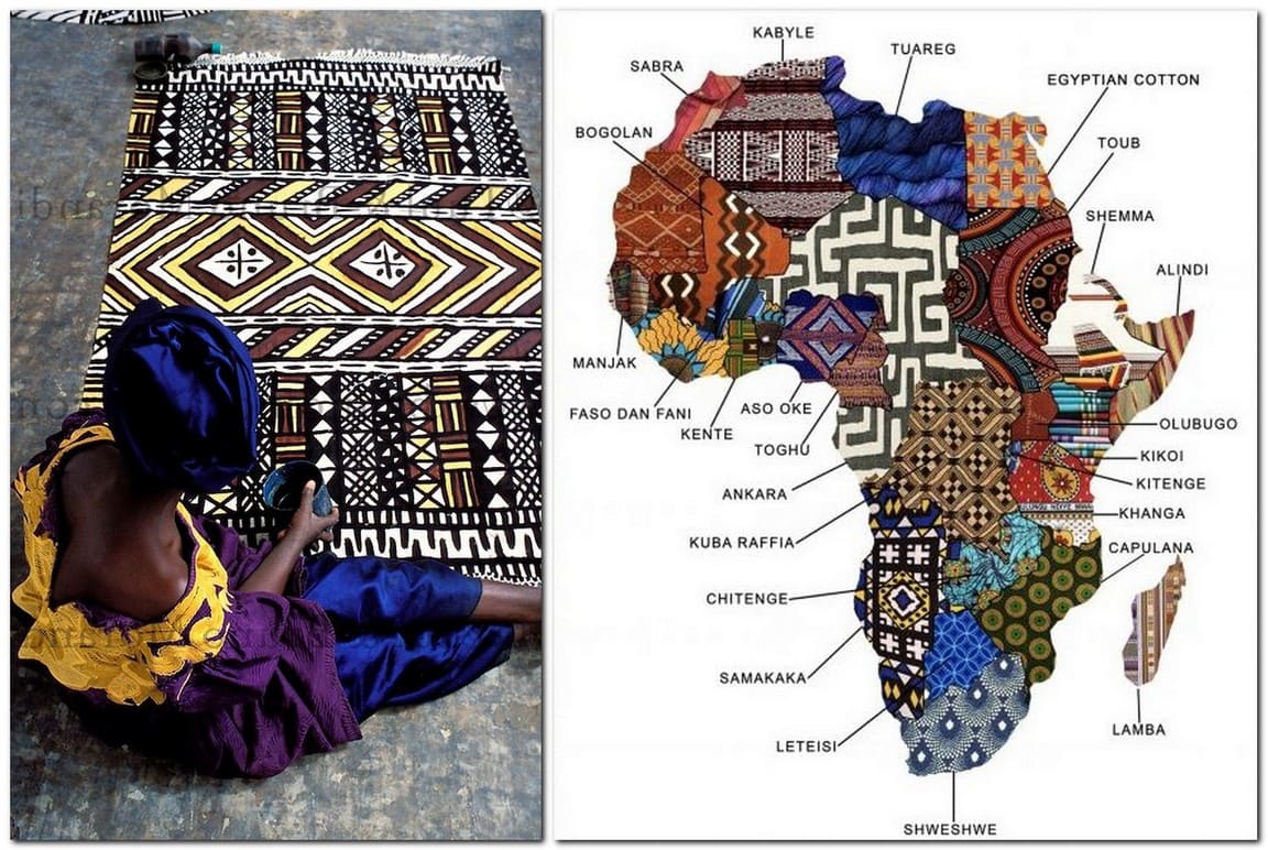 Африканская ткань 