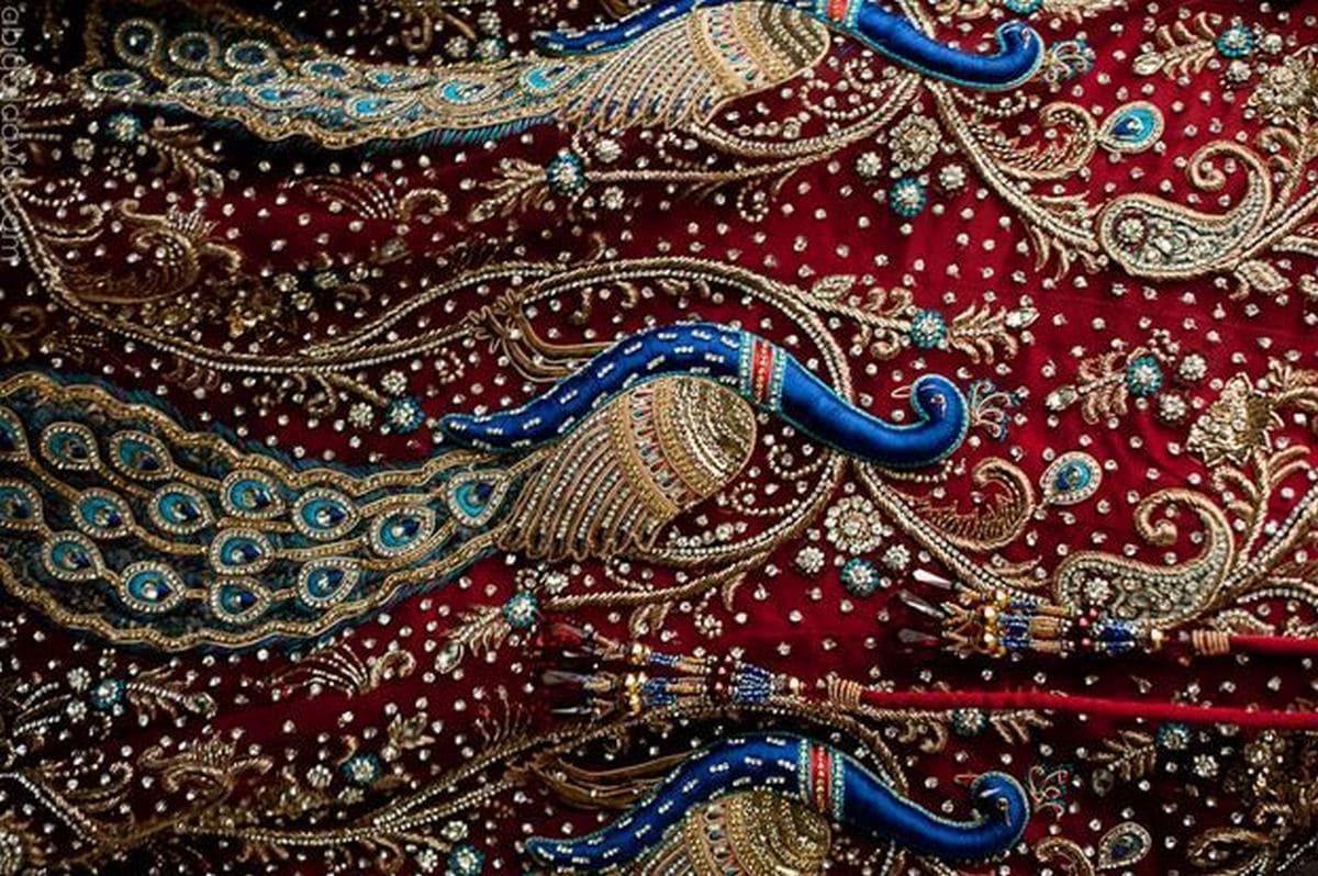 Персидская вышивка Зардози