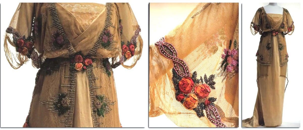 Вечернее платье,1910 , Поль Пуаре, Ар-Деко