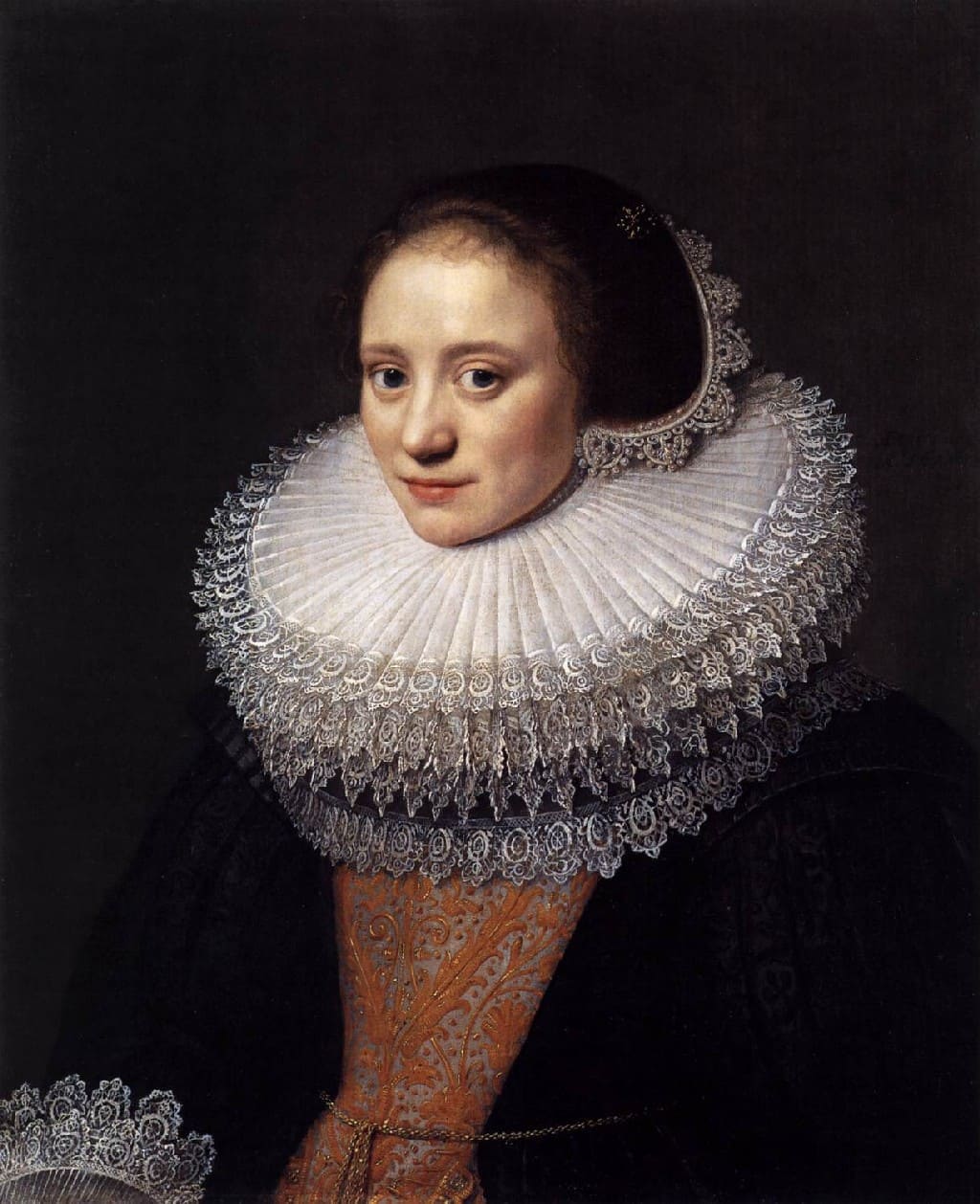  Michiel Jansz.Portrait of a Woman,1628, Wallace Collection, London