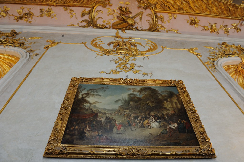 интерьер Малой галереи во дворце Сан-Суси