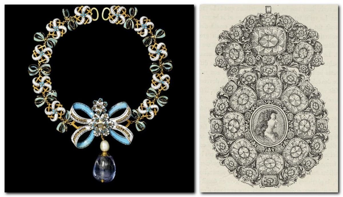 Виды ювелирных изделий эпохи барокко