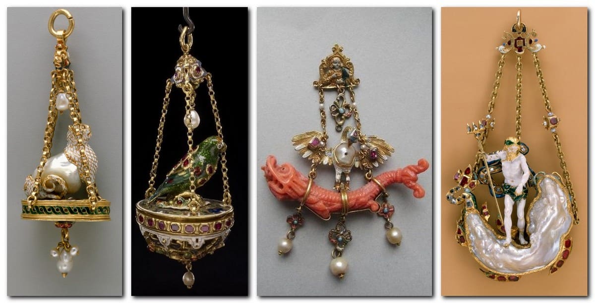 Виды ювелирных изделий эпохи барокко