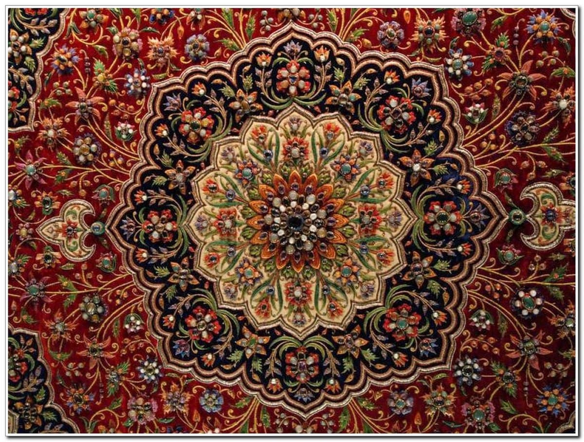 Персидская вышивка Зардози