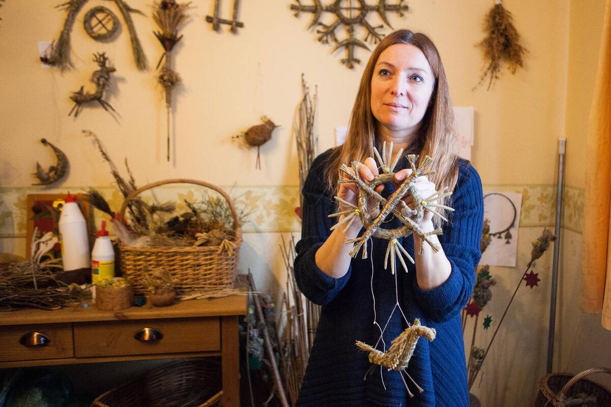 Плетение из травы-Гинтвиле Гедрайтене