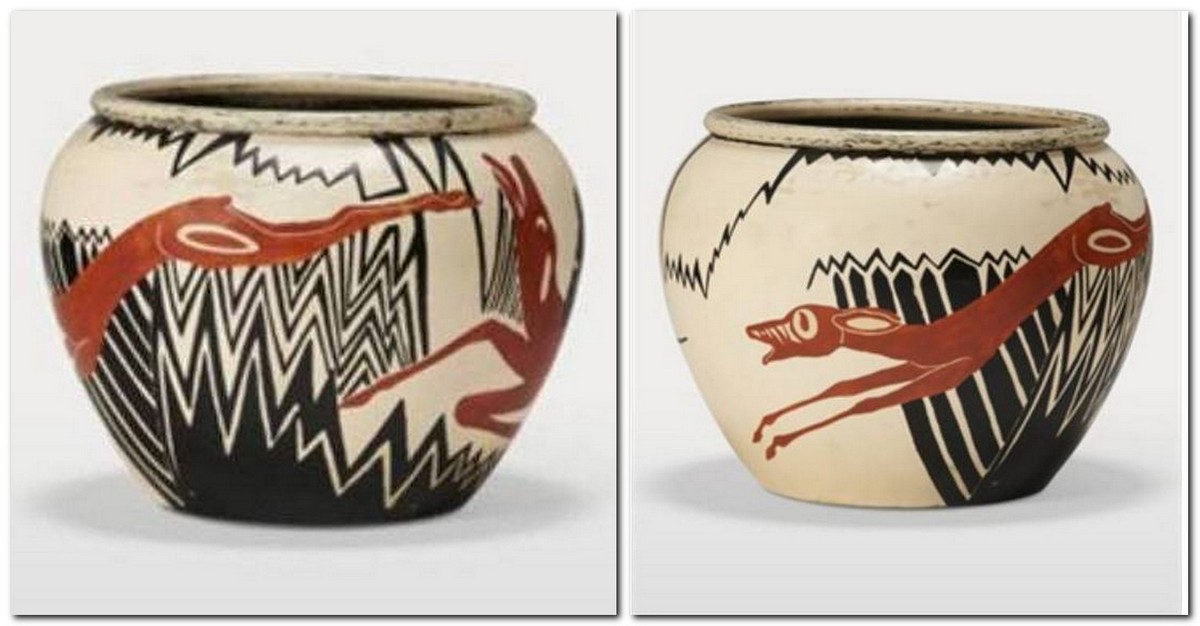 Кашпо AUX BICHES, лакированная медь