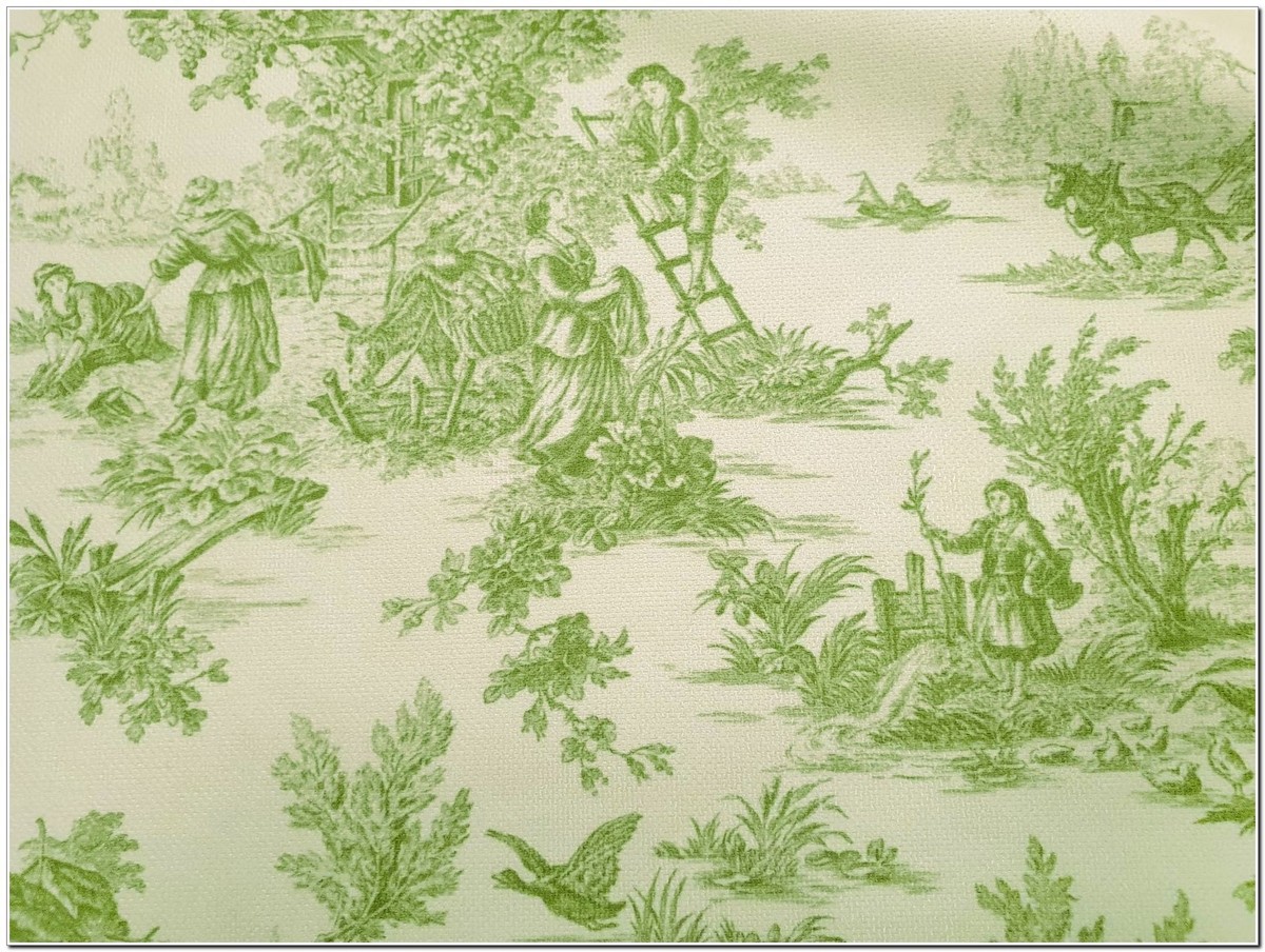 Классическая французская ткань Туаль де Жуи