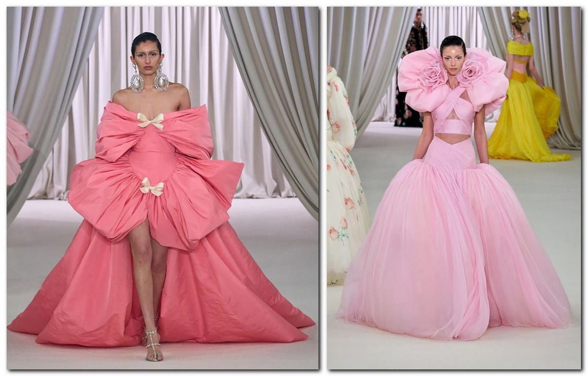 На показе коллекции Giambattista Valli весна-лето 2023