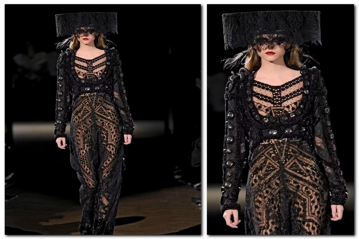 Givenchy Spring 2010 Couture, дизайнер Риккардо Тиши