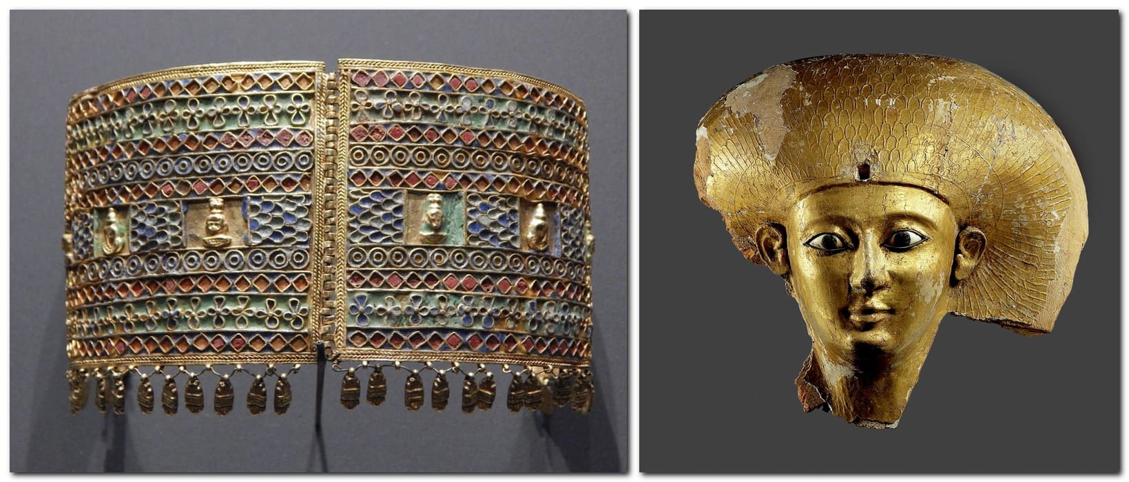 Золотой браслет из сокровищницы нубийской царицы Аманишахето.  