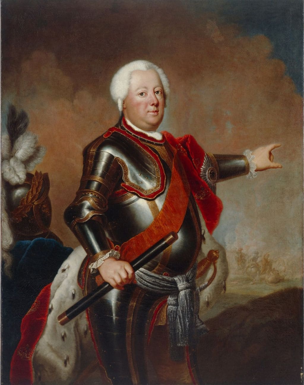 Портрет короля Пруссии Фридриха Вильгельма I