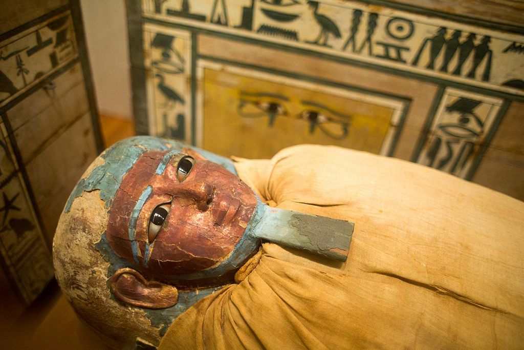 Отдел древнего Египта музея Метрополитен. Мумия